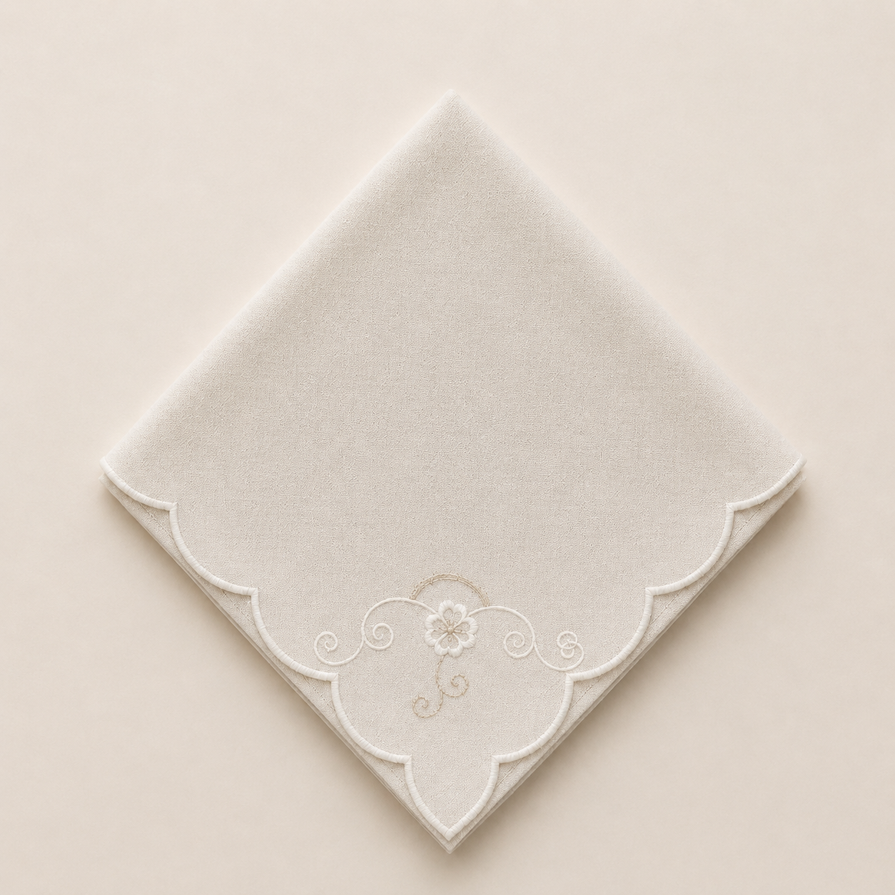 servilleta-de-buffet-estampada-beige-organza