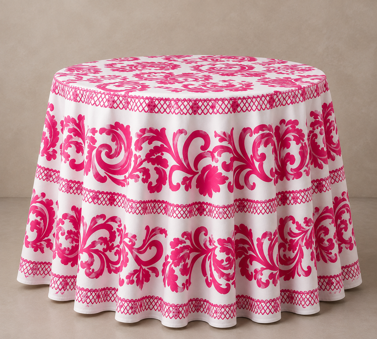 mantel-redondo-de-60-pollera-fucsia