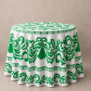 MANTEL POLLERA - Verde 60"