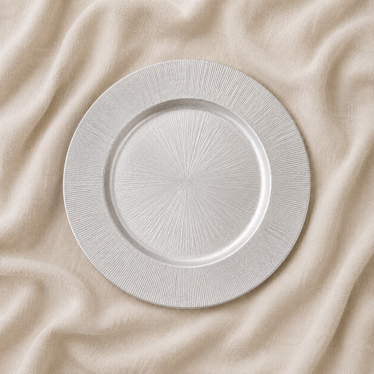 porta-plato-plateado