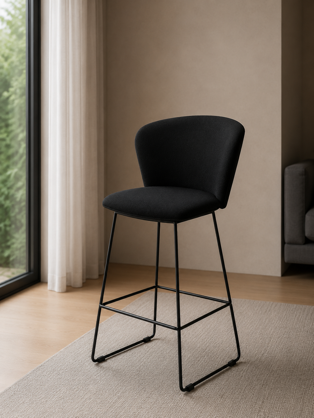 silla-coctelera-brego-negra
