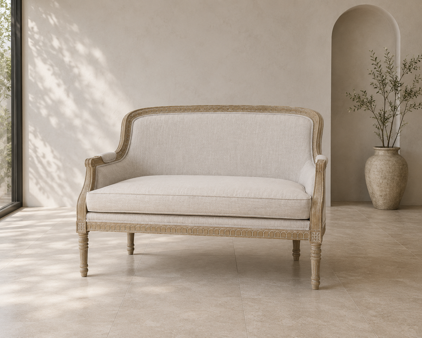 sofa-con-reposabrazos-de-madera-crema