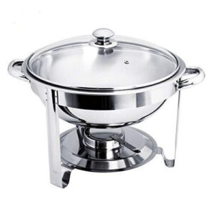 CHAFING DISH - ACERO INOX. - REDONDO