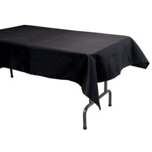 MANTEL RECTANGULAR CORTO - NEGRO (DTH)