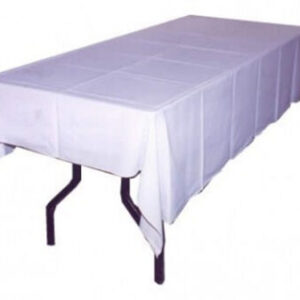 MANTEL RECTANGULAR CORTO -  BLANCO (DTH)
