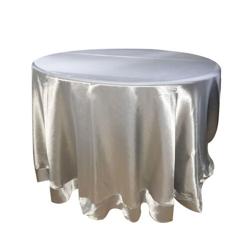 mantel-redondo-de-60-satinado-plateado