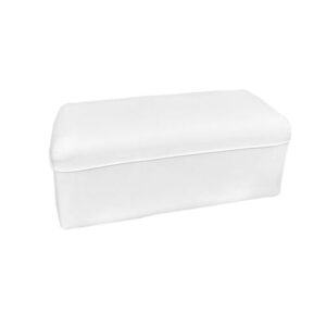 PUFF DE 2 PUESTOS - BLANCO