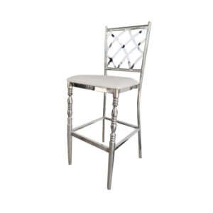 SILLA COCTELERA SILVER CHROME - CROMADA