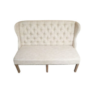 SOFA CAPITONEADO - CREMA (MODELO 1)