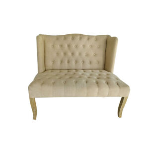 SOFA CAPITONEADO - CREMA (MODELO 2)