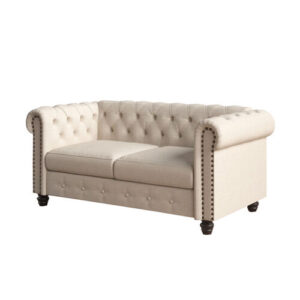 SOFA CAPITONEADO PROVENCE 61" - CREMA