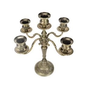 CANDELABRO - PUTER - 5 VELAS