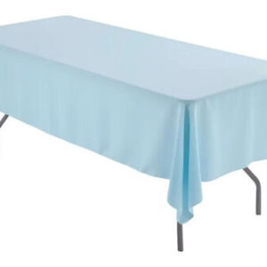MANTEL RECTANGULAR CORTO - CELESTE (DTH)