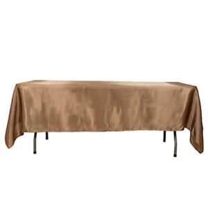 MANTEL RECTANGULAR CORTO - CHOCOLATE (SEDA)