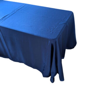 MANTEL RECTANGULAR LARGO - AZUL MARINO (SUEDE)