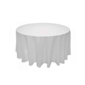 MANTEL REDONDO DE 48" - BLANCO (DTH)
