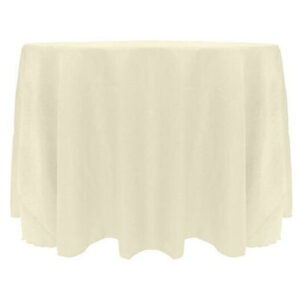 MANTEL REDONDO DE 60" - CREMA