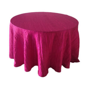 MANTEL REDONDO DE 60" - FUCSIA (CORRUGADO)