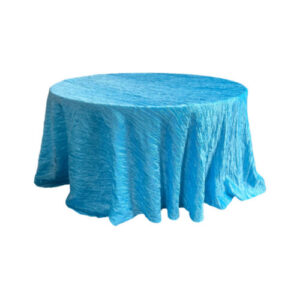 MANTEL REDONDO DE 60" - TURQUESA (CORRUGADO)