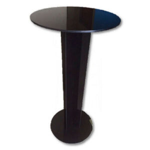 MESA COCTELERA ALTA - ACRÍLICA NEGRA
