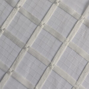 SOBREMANTEL - CHIFON - BEIGE / CUADROS