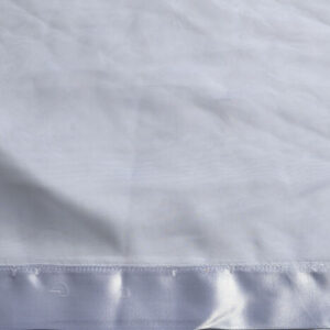SOBREMANTEL - ORGANZA - BLANCO (CUADRADO)