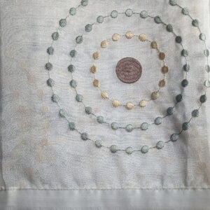 SOBREMANTEL - ORGANZA - BLANCO (PUNTOS)
