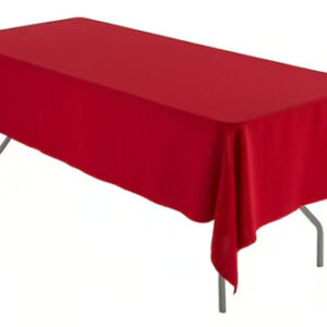 MANTEL RECTANGULAR CORTO - ROJO