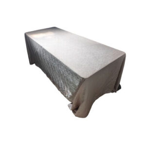 MANTEL RECTANGULAR LARGO - DORADO (SUEDE)