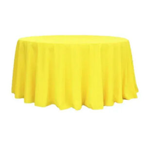MANTEL REDONDO DE 48" - AMARILLO
