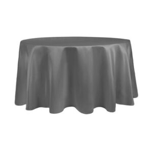 MANTEL REDONDO DE 48" - GRIS OSCURO