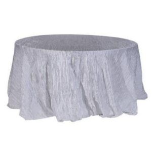 MANTEL REDONDO DE 60" - GRIS PLATA (CORRUGADO)