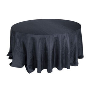 MANTEL REDONDO DE 60" - NEGRO (CORRUGADO)