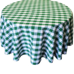 MANTEL REDONDO DE 60" - VERDE (PICNIC)