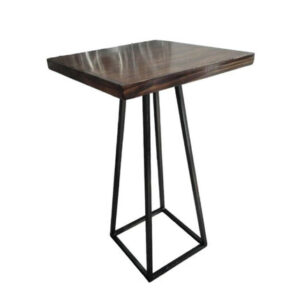 MESA COCTELERA ALTA - MADERA / HIERRO