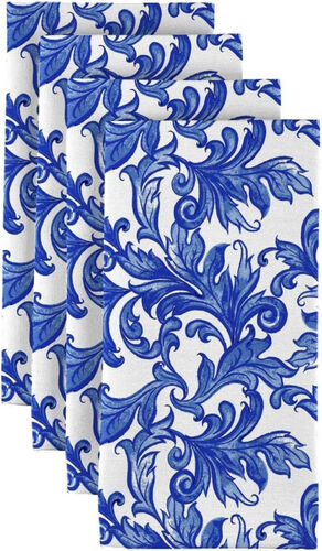 servilleta-de-buffet-estampada-azul-blanca