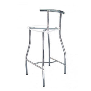 SILLA COCTELERA ACRÍLICA - CROMADA