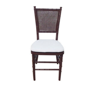 SILLA TIFFANY - MIMBRE CHOCOLATE