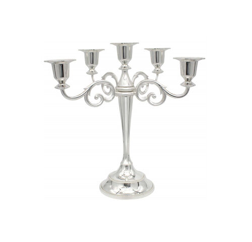 candelabro-acero-plateado-5-velas