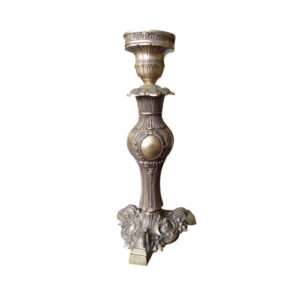 CANDELABRO - PUTER - 1 VELA